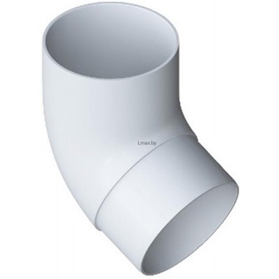 Альта-Профиль Колено трубы 67° ПВХ Элит Белый