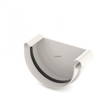 Заглушка желоба ПВХ Bryza Белая