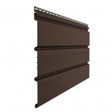 Софит Docke Premium Каштан с центральной вентиляцией Ral8017