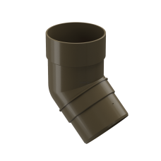 Колено трубы 45° Docke Premium D-120 85 Каштан