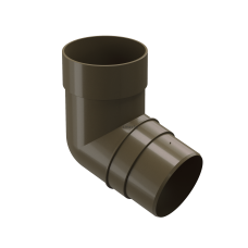 Колено трубы 72° Docke Premium D-120 85 Каштан