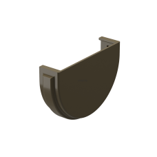 Заглушка желоба Docke Premium D-120 85 Каштан