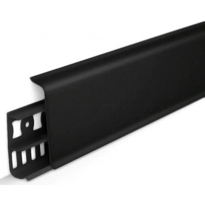 Напольный Плинтус Идеал Деконика 007 Черный 70 мм