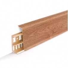 Напольный плинтус Идеал Деконика 70 мм Дуб янтарный 221 Напольный плинтус Идеал Деконика 70 мм Дуб янтарный 221