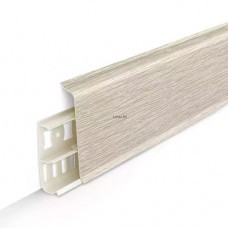 Напольный плинтус Идеал Деконика 70 мм Дуб Жемчужный 418 Напольный плинтус Идеал Деконика 70 мм Дуб Жемчужный 418