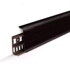 Напольный плинтус Идеал Деконика 70 мм Венге темный 303 Напольный плинтус Идеал Деконика 70 мм Венге темный 303