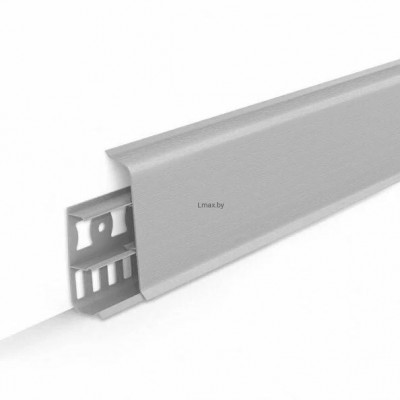 Напольный Плинтус Идеал Деконика 002 Светло-Серый