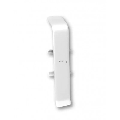 Соединение плинтуса Идеал Деконика 85 мм Белый Матовый 