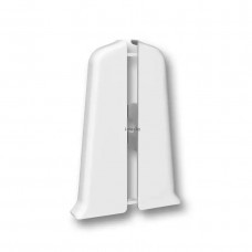 Заглушка плинтуса Идеал Деконика 85 мм Белый Матовый 2 шт