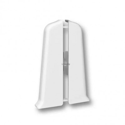 Заглушка плинтуса Идеал Деконика 85 мм Белый Матовый 2 шт