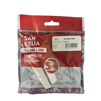 Заглушки плинтуса Sanrelia Ultra line (В ЦВЕТ) 77 мм (2 штуки)