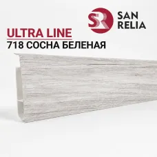 Плинтус 77 мм Sanrelia Ultra Line 718 Сосна Беленая