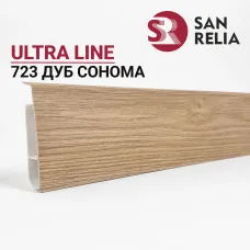 Плинтус 77 мм Sanrelia Ultra Line 723 Дуб Сонома