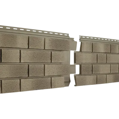 Фасадные панели Ю-пласт Stone House S-lock Клинкер Балтик Пустыня