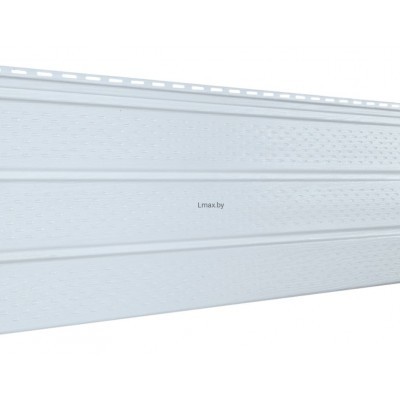 Виниловый Софит Ю-Пласт Белый c частичной перфорацией 