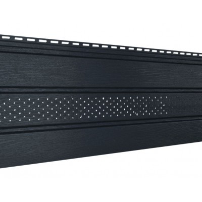 Софит Ю-пласт Classic Графит с частичной перфорацией