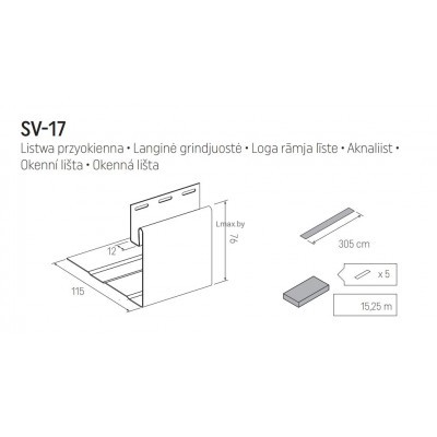 Околооконная планка VOX SV-17